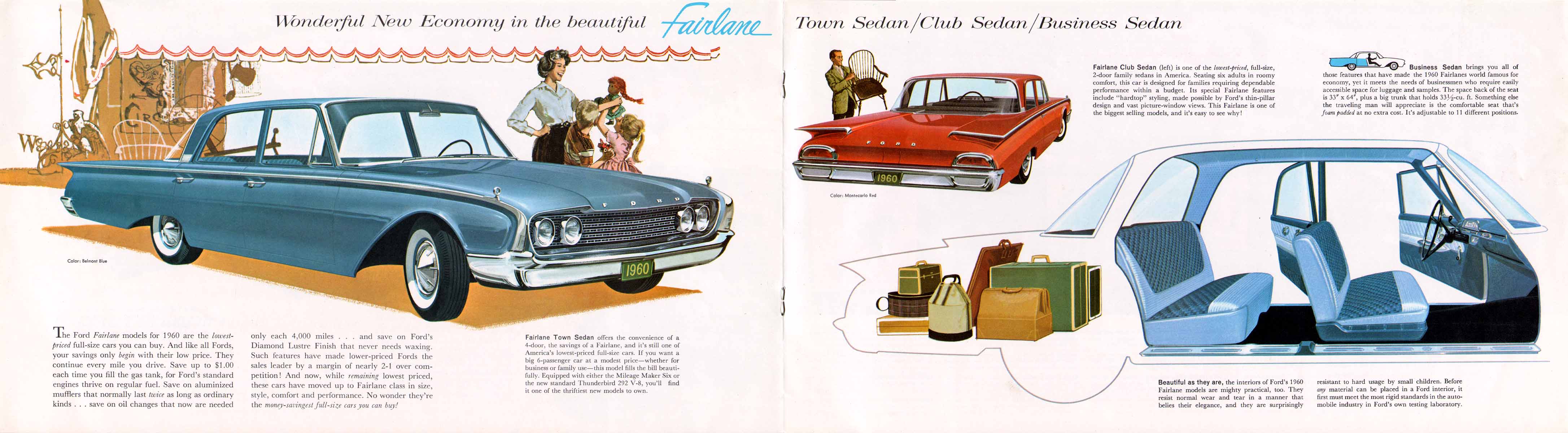 1960 Ford Brochure Page 1